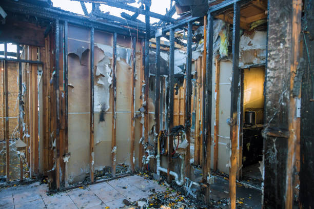 Professional Soot Cleanup technician working in Georgetown, KY